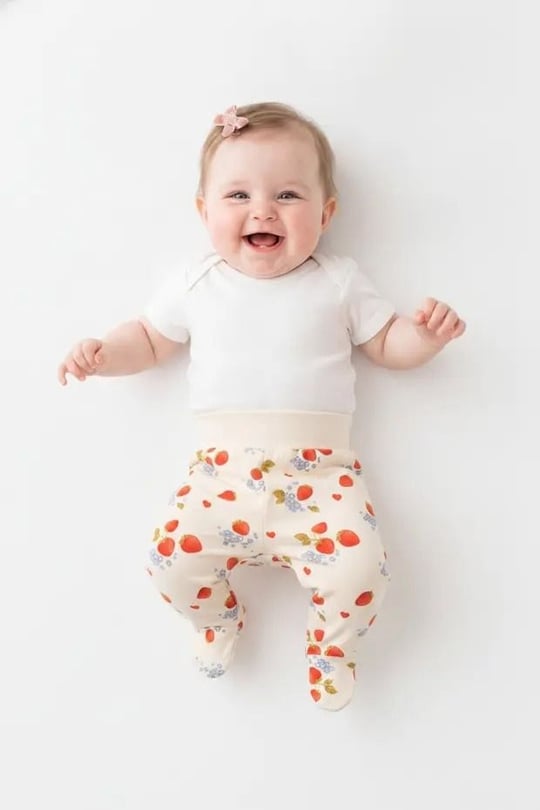 Tiffany Baby Kız Bebek Strawberry Garden Theme Patikli Alt Ekru 15007