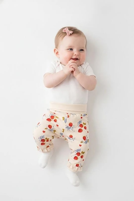 Tiffany Baby Kız Bebek Strawberry Garden Theme Alt Ekru 15006