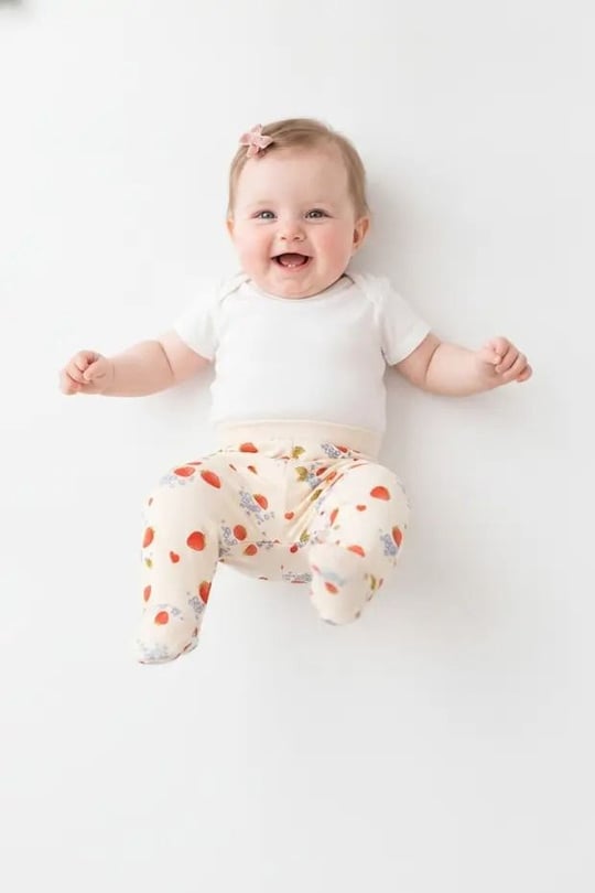 Tiffany Baby Kız Bebek Strawberry Garden Theme Patikli Alt Ekru 15007