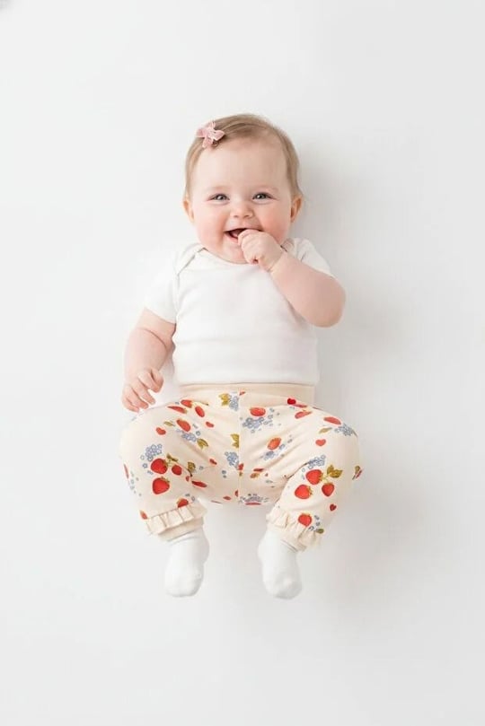 Tiffany Baby Kız Bebek Strawberry Garden Theme Alt Ekru 15006