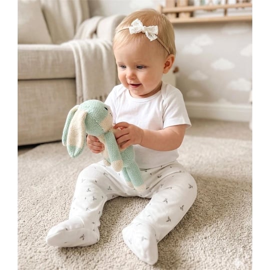 Tiffany Bebek Olive Branch Theme Patikli Alt Ekru 46007