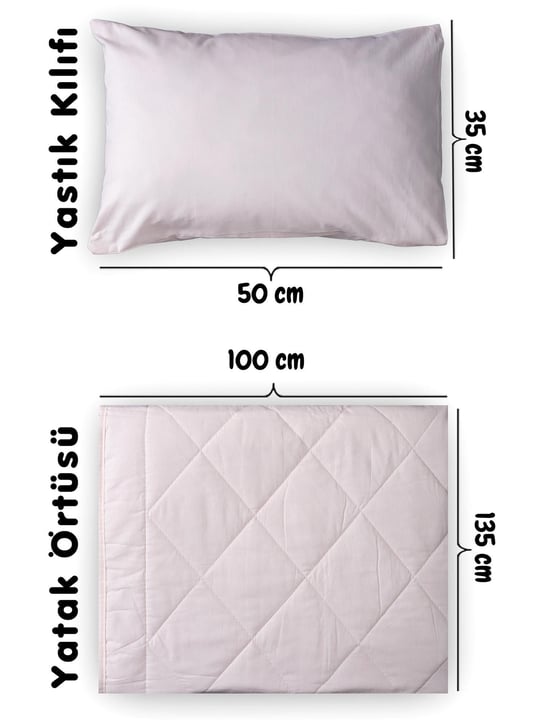 Tiffany Conform Kapitoneli Bebek Yatak Örtüsü Pudra 971061