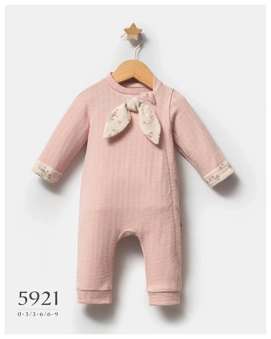 Tongs Baby Kız Bebek Fermuarlı Tulum Pembe 5921