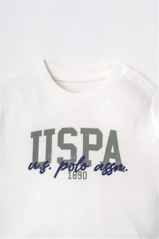 U.S Polo Assn Erkek Bebek 3'lü Kapüşonlu Ceket Takım Lacivert USB3194