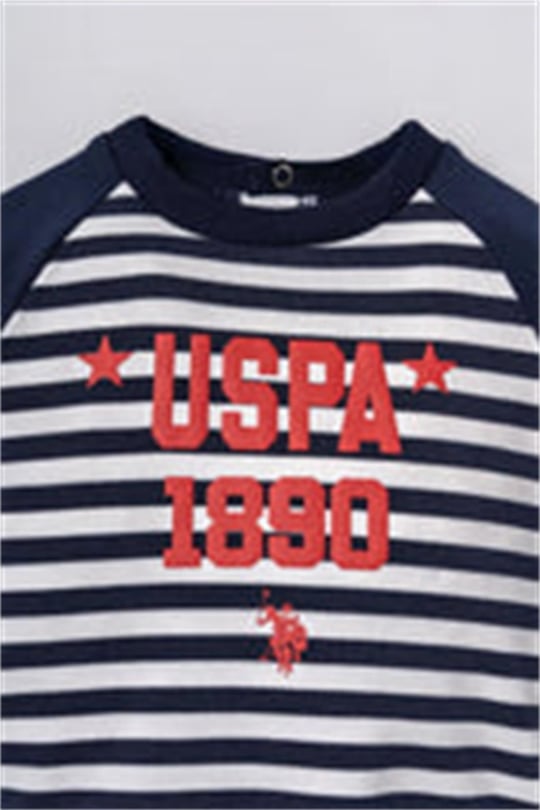 U.S Polo Assn Erkek Bebek 2'li Alt Üst Takım Lacivert USB3164
