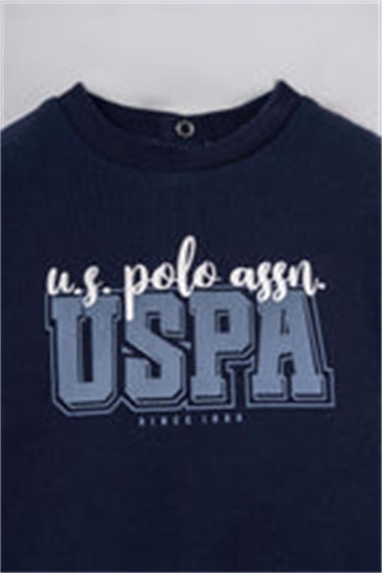 U.S Polo Assn Erkek Bebek 2'li Alt Üst Takım Lacivert USB3162
