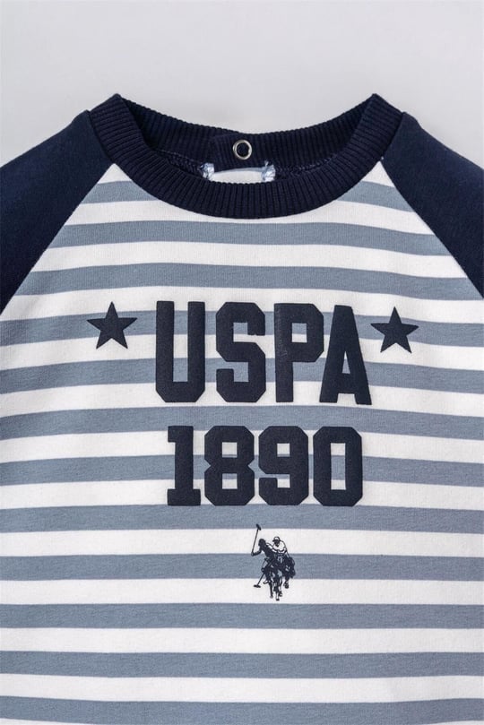 U.S Polo Assn Erkek Bebek 2'li Alt Üst Takım Yeşil USB3164