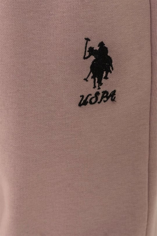 U.S Polo Assn Kız Çocuk Baskılı Eşofman Takımı Pudra US2719-G