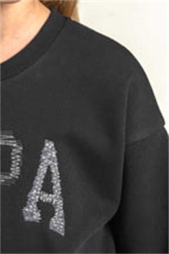 U.S Polo Assn Kız Çocuk Nakışlı Eşofman Takımı Siyah US2723-4