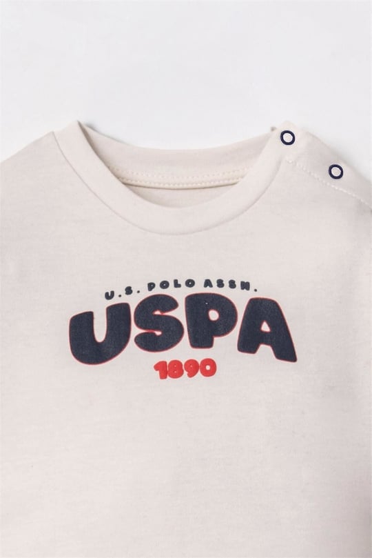 U.S. Polo Assn Erkek Bebek 3'lü Eşofman Takımı  Kırmızı USB3191