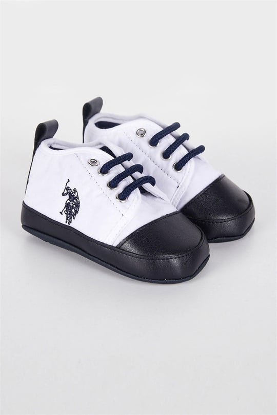 U.S. Polo Assn Erkek Bebek İlk Adım Ayakkabı Beyaz USB1309