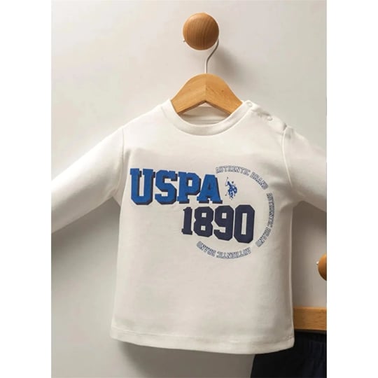 U.S. Polo Assn. Erkek Bebek 3'lü Takım Lacivert USB2584