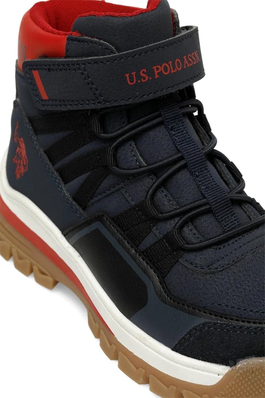 U.S. Polo Assn. Erkek Çocuk Carl Hi JR 3PR Bot Lacivert 101389932