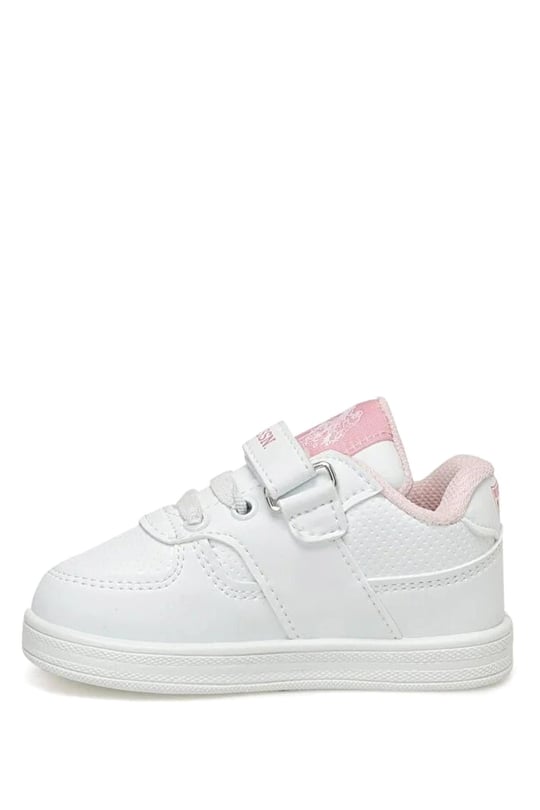 U.S. Polo Assn. Kız Çocuk Cameron Spor Ayakkabısı Beyaz/Neon Pembe A10134333816010