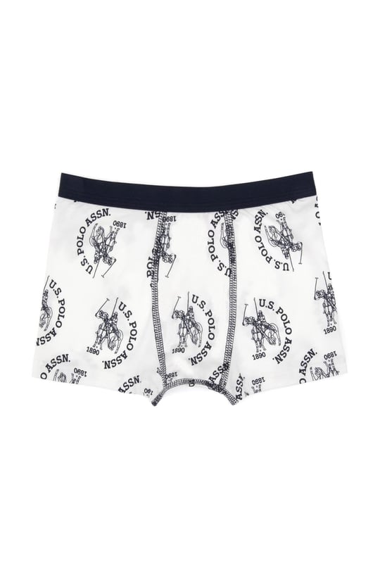 U.S. Polo Assn. Erkek Çocuk Desenli 3'lü Boxer Set Renkli US2245
