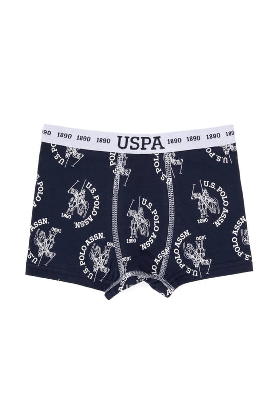 U.S. Polo Assn. Erkek Çocuk Desenli 3'lü Boxer Set Renkli US2245
