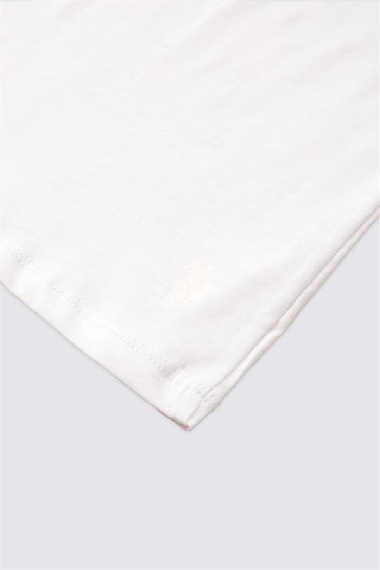 U.S. Polo Assn. Kız Çocuk 2'li Basic Kalın Askılı Atlet Set Beyaz US1673