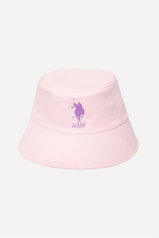 U.S. Polo Assn. Kız Bebek Şapka Pudra USB3044