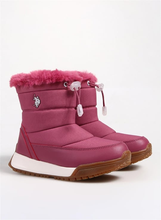 U.S. Polo Assn. Kız Çocuk Rainy Jr 4Pr Bot Pembe 101884824
