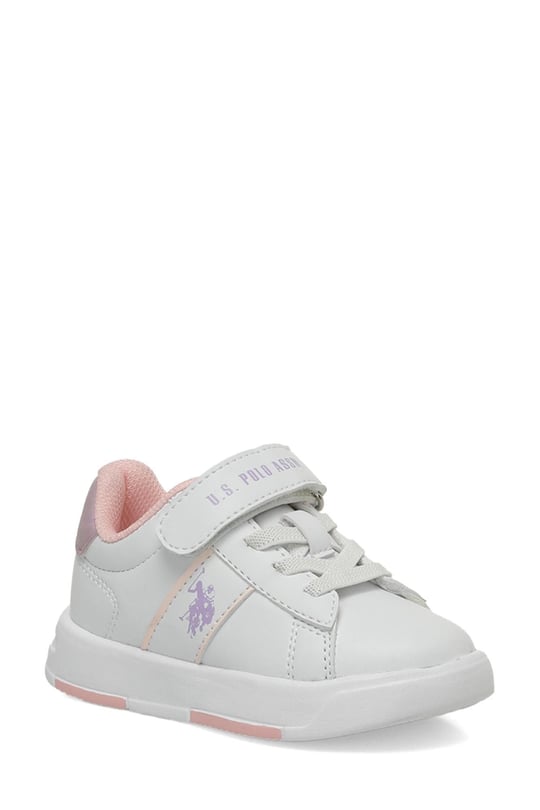 U.S. Polo Assn. Kız Bebek TRAVIS JR 4PR Spor Ayakkabı Beyaz Pembe 101884838
