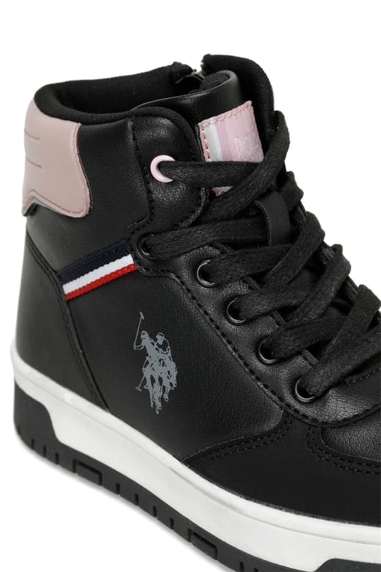 U.S. Polo Assn. Kız Çocuk Valerin 3PR Sneaker Siyah 101467432
