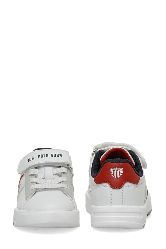 U.S. Polo Assn. Erkek Çocuk TRAVIS JR 4PR Sneaker Beyaz 101884840