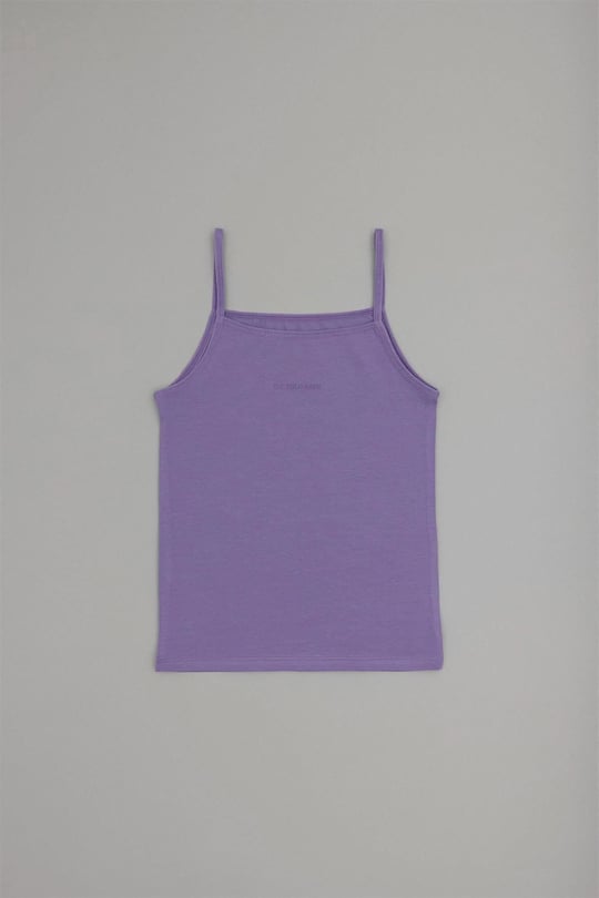 U.S. Polo Assn. Kız Çocuk 3'lü Basic İnce Askılı Atlet Set Açık Nil US1680