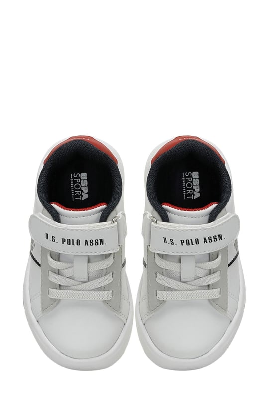 U.S. Polo Assn. Erkek Çocuk TRAVIS JR 4PR Sneaker Beyaz 101884840