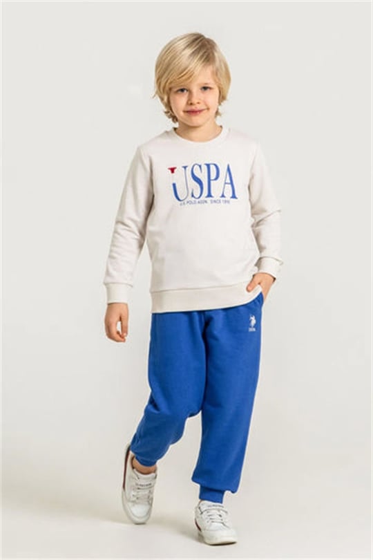 U.S. Polo Assn. Erkek Çocuk Eşofman Takımı Taş US2612-G