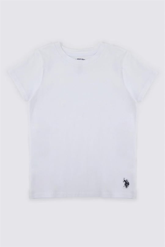 U.s. Polo Assn. Erkek Çocuk Solid Colora Atlet Beyaz US1382