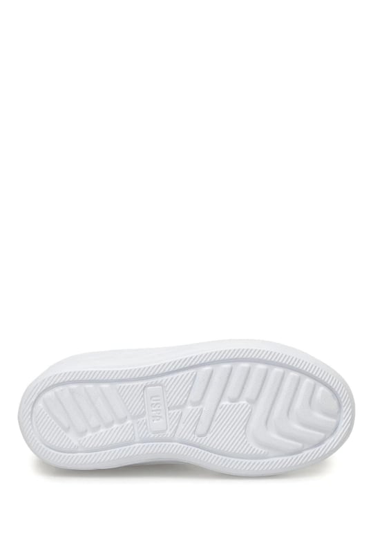 U.S. Polo Assn. Kız Çocuk Clementine JR PU 3PR Spor Ayakkabı Beyaz 101390022