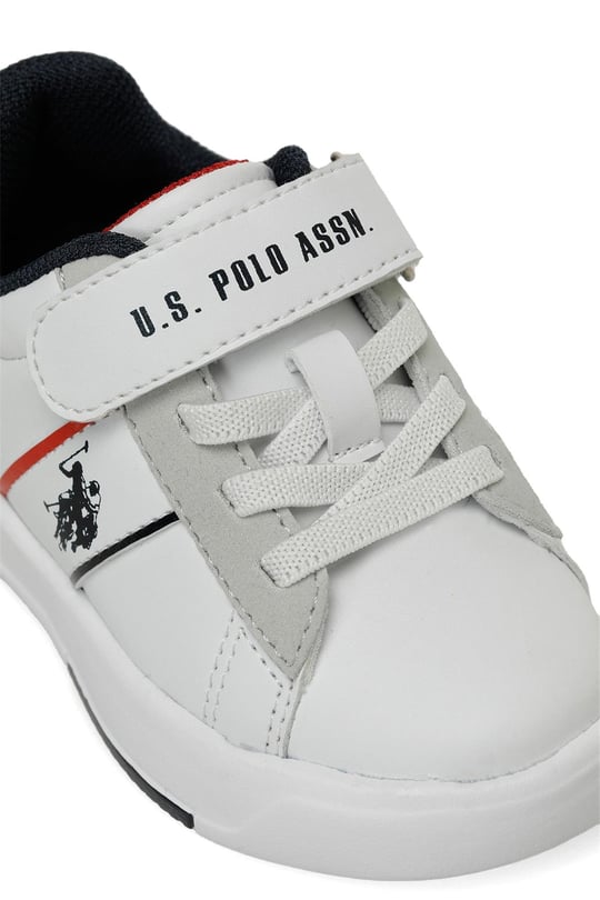 U.S. Polo Assn. Erkek Çocuk TRAVIS JR 4PR Sneaker Beyaz 101884840