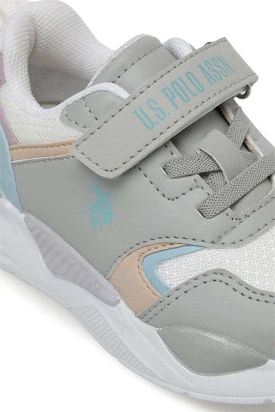 U.S. Polo Assn. Kız Çocuk Terminal JR 3PR Koşu Ayakkabısı Gri 101392217