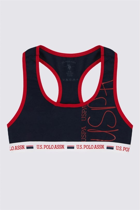 U.S. Polo Assn. Kız Çocuk 3'lü Bralet Takım Kırmızı US1681