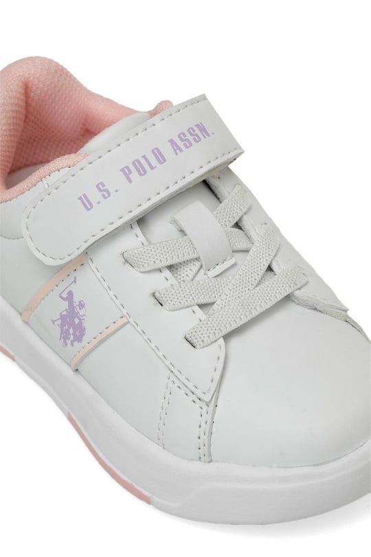 U.S. Polo Assn. Kız Bebek TRAVIS JR 4PR Spor Ayakkabı Beyaz Pembe 101884838