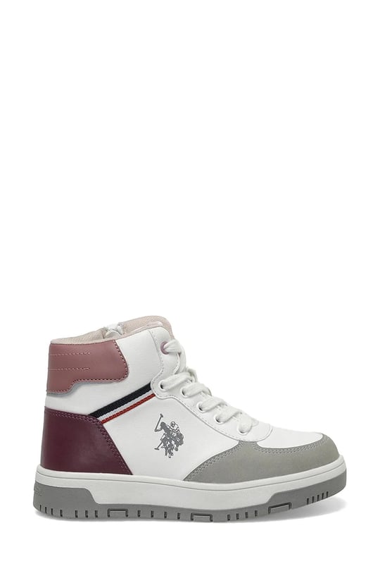 U.S. Polo Assn. Kız Çocuk Valerin 3PR Sneaker Beyaz 101467430