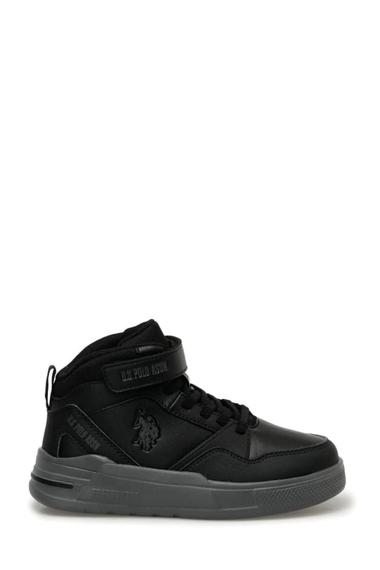 U.S. Polo Assn. Erkek Çocuk Sparta JR 3PR High Sneaker Siyah 101392191