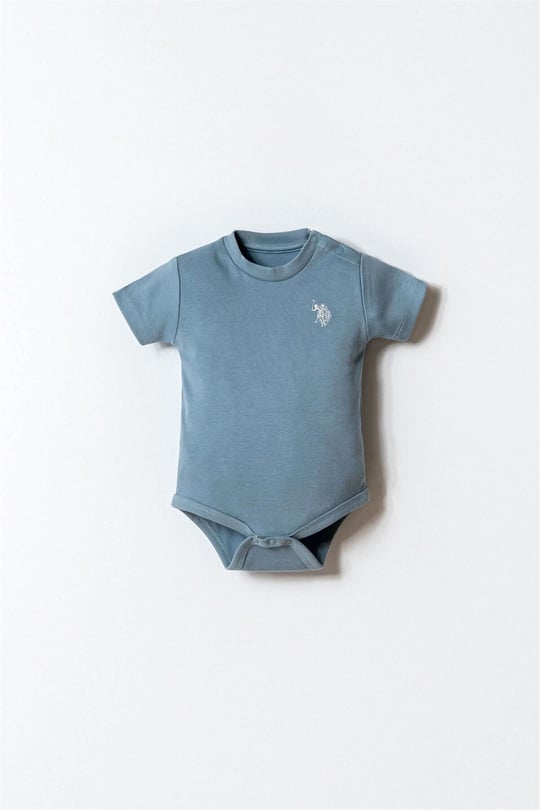 U.S. Polo Assn. Erkek Bebek 3'lü Body Zıbın Set Beyaz USB2853