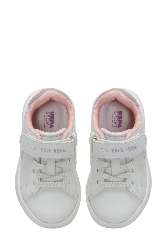 U.S. Polo Assn. Kız Bebek TRAVIS JR 4PR Spor Ayakkabı Beyaz Pembe 101884838