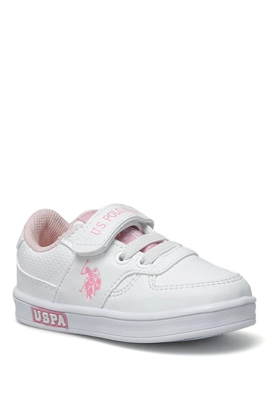 U.S. Polo Assn Kız Çocuk Ayakkabı Cameron Beyaz/Neon Pembe