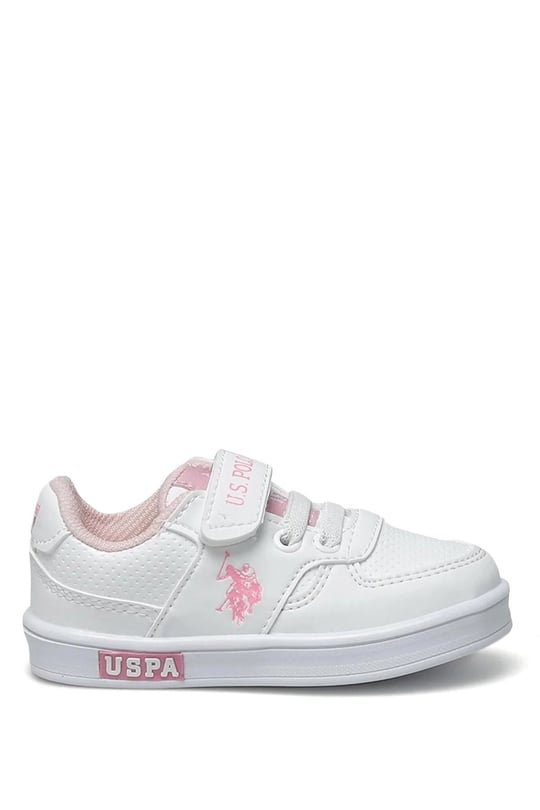U.S. Polo Assn Kız Çocuk Ayakkabı Cameron Beyaz/Neon Pembe