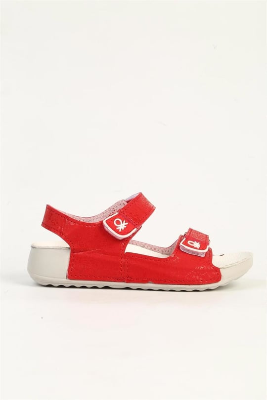 United Colors Of Benetton Çocuk Sandalet Kırmızı BN-1421