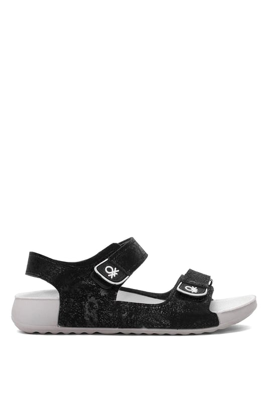 United Colors Of Benetton Çocuk Sandalet Siyah BN-1419