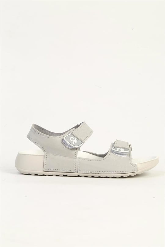 United Colors Of Benetton Çocuk Sandalet Gri BN-1421