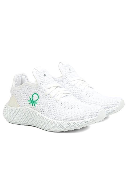 United Colors Of Benetton Çocuk Spor Ayakkabı Beyaz BN-30961