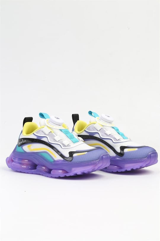 United Colors Of Benetton Kız Çocuk Sneaker Beyaz/Lila BNI-10012