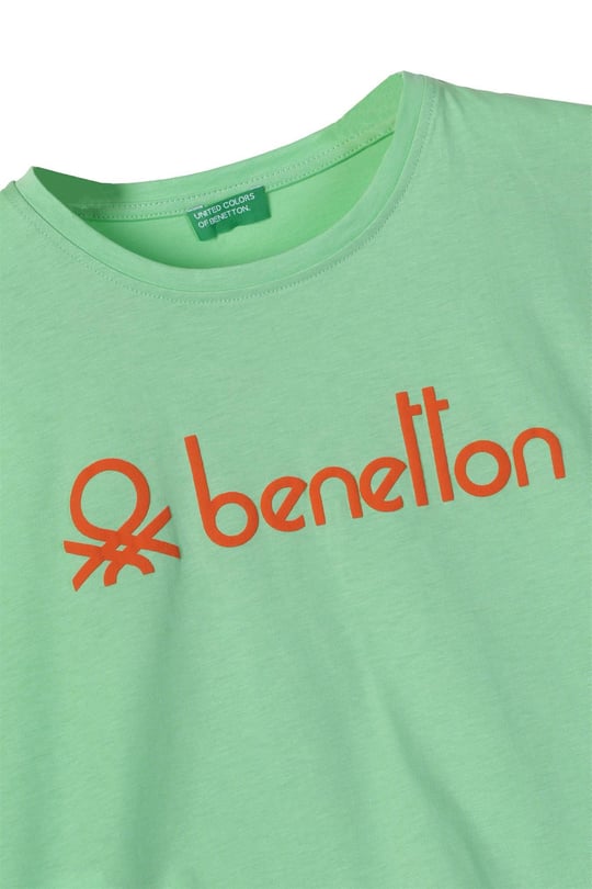 United Colors Of Benetton Kız Çocuk Tişört Mint G21223