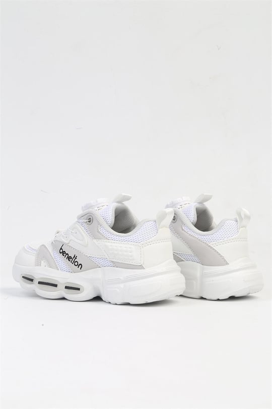 United Colors Of Benetton Unisex Çocuk Sneaker Beyaz BNI-10255