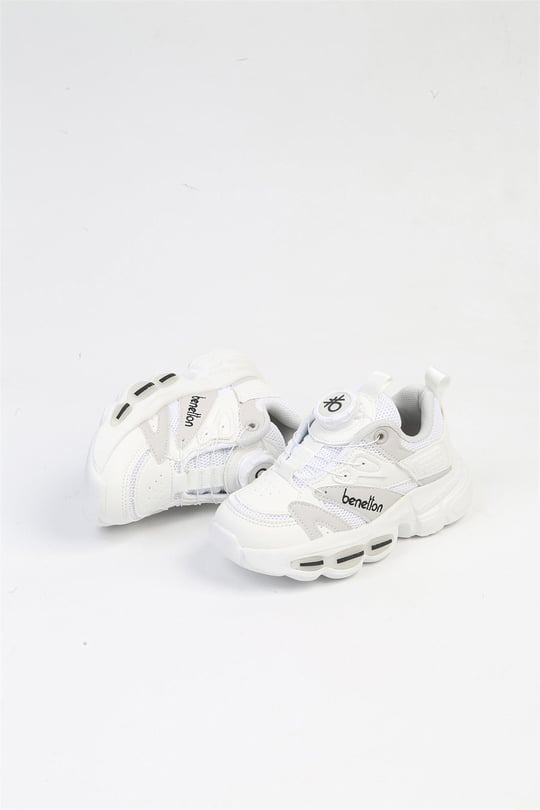United Colors Of Benetton Unisex Çocuk Sneaker Beyaz BNI-10255