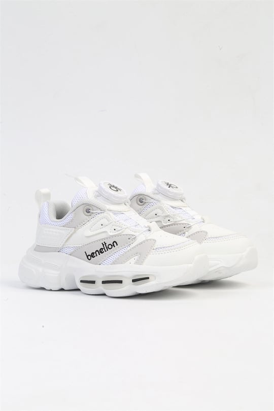 United Colors Of Benetton Unisex Çocuk Sneaker Beyaz BNI-10255